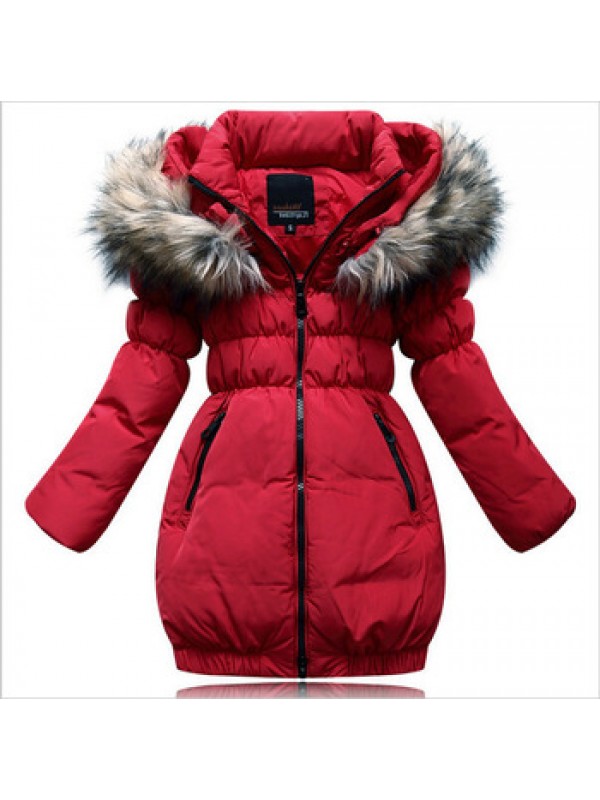 New Arrival Fashion girls winter coat children's d...