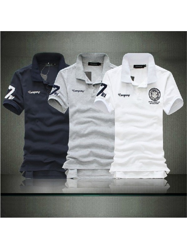 men's fashion casual short-sleeved men's wild ches...