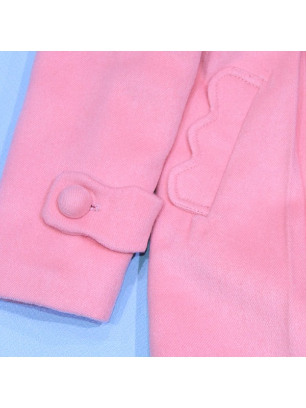 Kids girls woolen coat autumn and winter fashion woolen coat big virgin thick warm coat